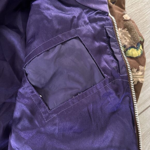 Burton Snowboarding Dandridge Down Feather Jacket COOL FLAVORS Womens M Ski Snow - Picture 8 of 11